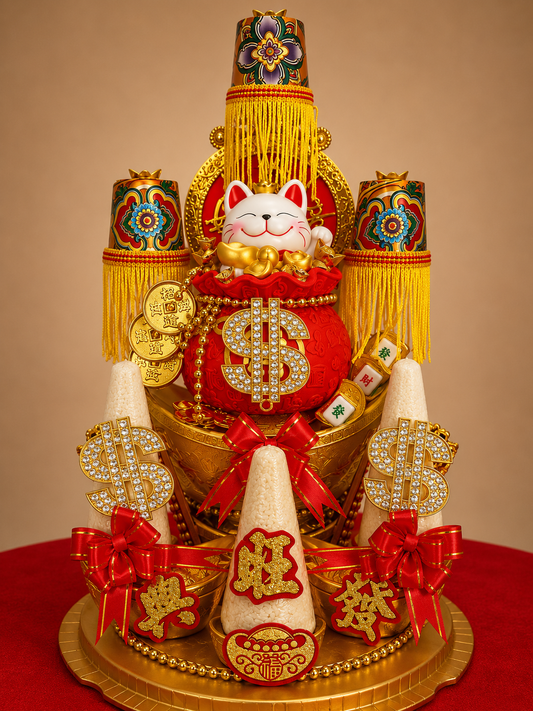 三山（中）- 招财猫