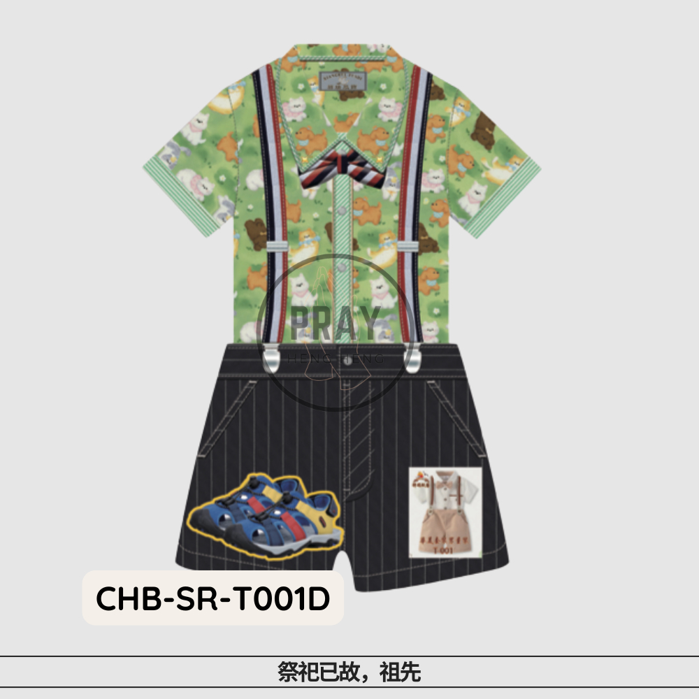 T-001华美男童套装