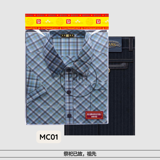 Male Casual Wear | 袋装休闲男衬衫