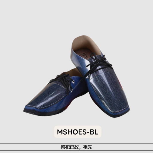 Men’s Leather Shoes – Paper Fashion Offering | 男士真皮鞋 - 祭祖供品