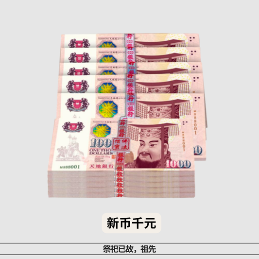 冥币 - 新币款